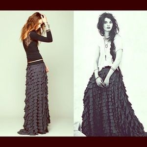Free People Lydia maxi skirt (s)